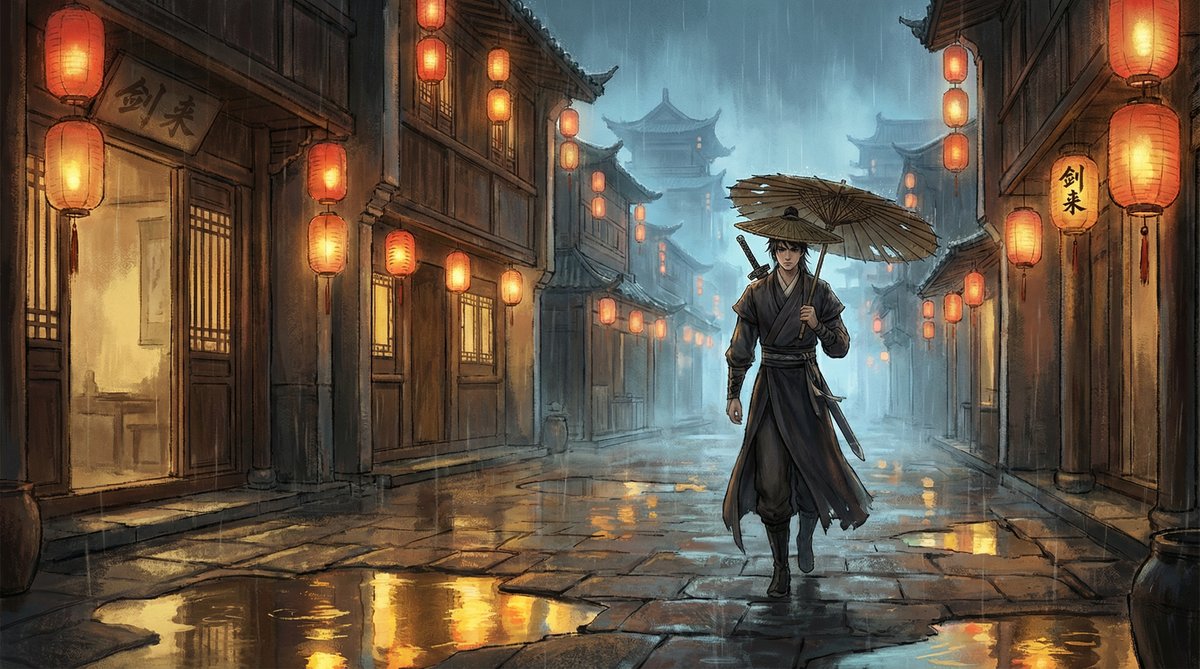 海角社区视频-陈平安雨夜漫步